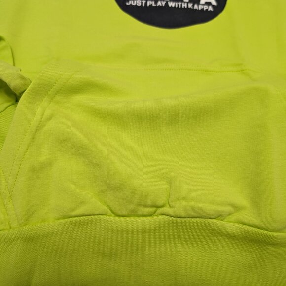Kappa Unisex Crew Neck Light Green Pullover Loopknit with logo Sweatshirt NWOT - Picture 3 of 8